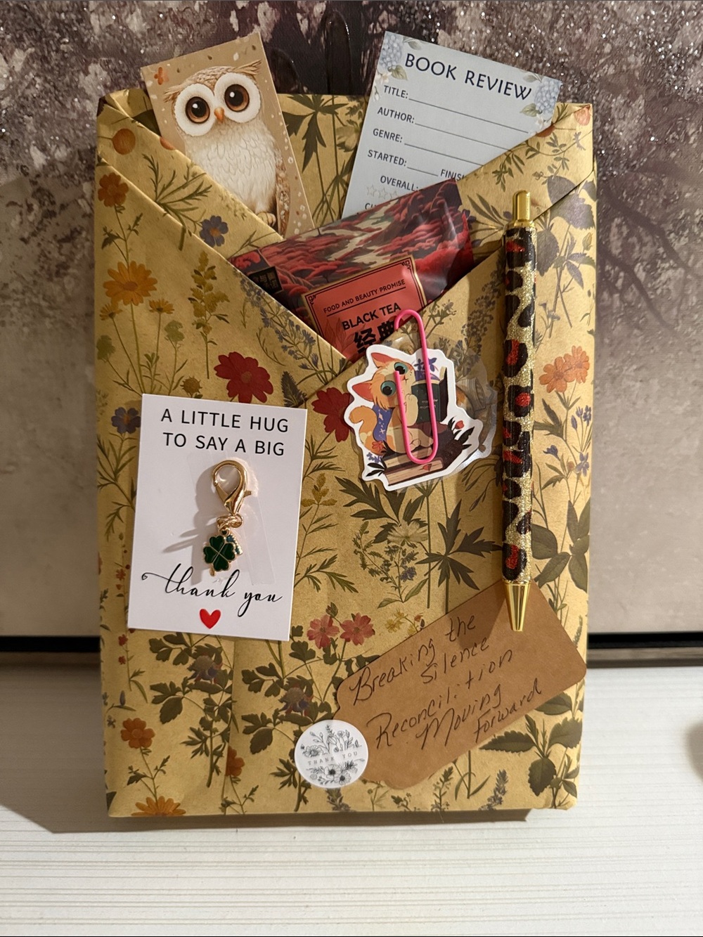 Blind date with a book. Breaking the silent; reconciliation; moving forward.